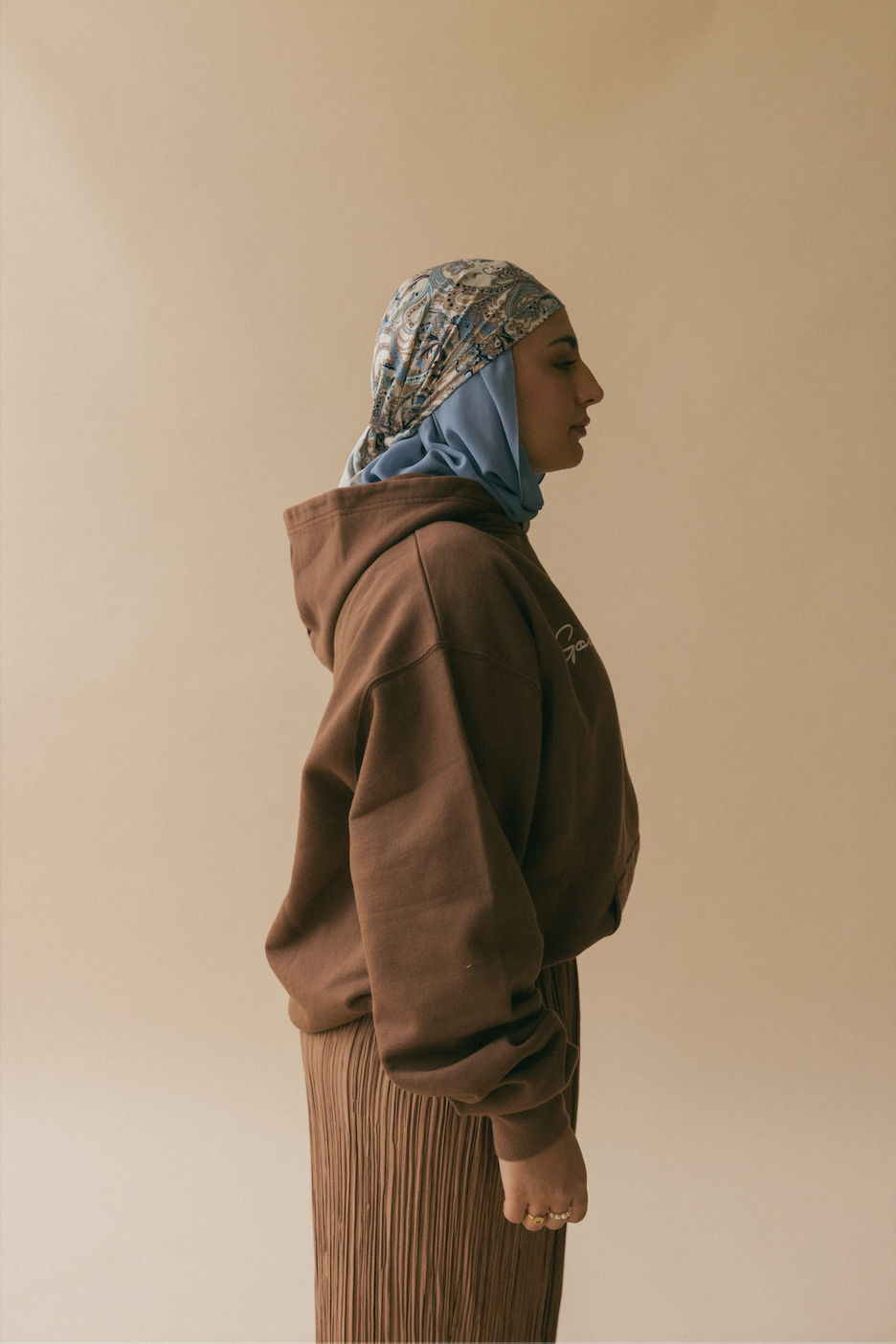 BROWN SIGNATURE HOODIE C3